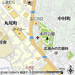 熊本県天草市中村町2-37周辺の地図