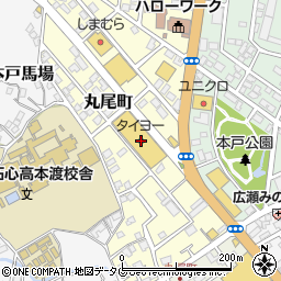 スーパーセンタータイヨー本渡店周辺の地図