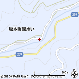 熊本県八代市坂本町深水い1762-1周辺の地図