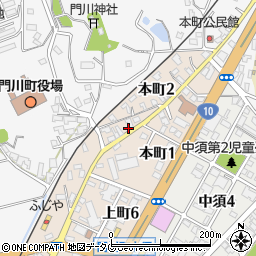 宮崎県東臼杵郡門川町本町2丁目54周辺の地図