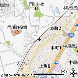 宮崎県東臼杵郡門川町本町2丁目1周辺の地図