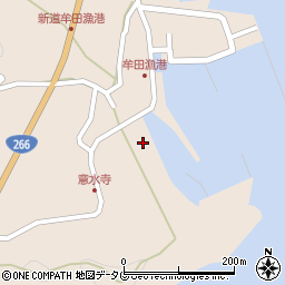 牟田簡易郵便局周辺の地図