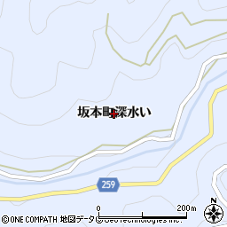 熊本県八代市坂本町深水（い）周辺の地図