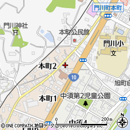 延岡日向宅建協同組合　門川営業所周辺の地図