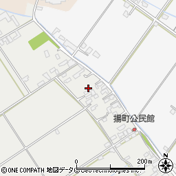熊本県八代市揚町111-3周辺の地図