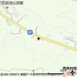 熊本県天草市本町下河内周辺の地図