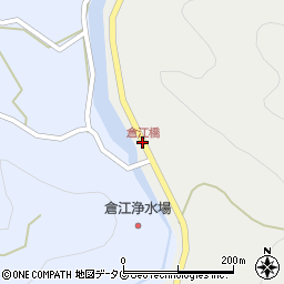 倉江橋周辺の地図