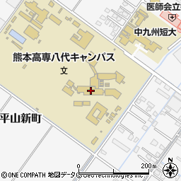 国立熊本高等専門学校　八代キャンパス周辺の地図