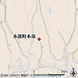 熊本県天草市本渡町本泉555周辺の地図