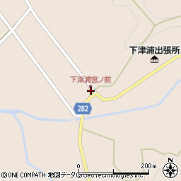 熊本県天草市有明町下津浦2539周辺の地図