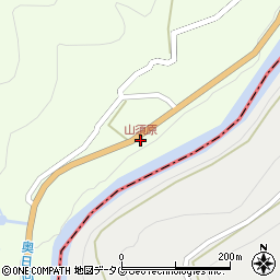 山須原周辺の地図