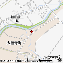 熊本県八代市大福寺町1665-3周辺の地図