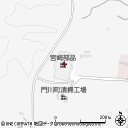 宮崎部品株式会社　本社工場周辺の地図