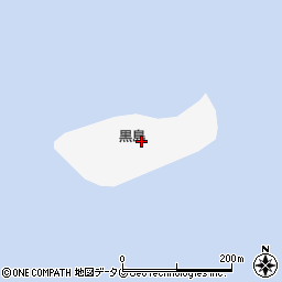 黒島周辺の地図
