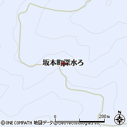 熊本県八代市坂本町深水ろ周辺の地図