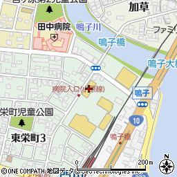 セリア門川店周辺の地図