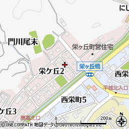 宮崎県東臼杵郡門川町栄ケ丘2丁目25周辺の地図