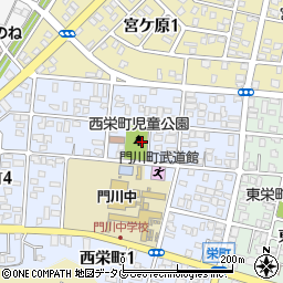 西栄町第1街区公園周辺の地図