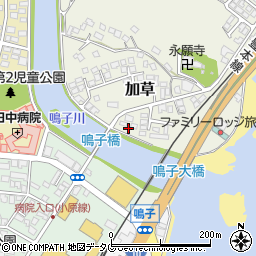 宮崎県東臼杵郡門川町加草2366周辺の地図