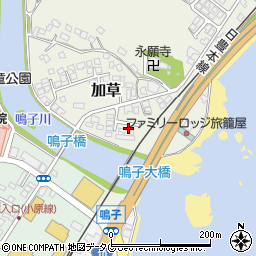 宮崎県東臼杵郡門川町加草2361周辺の地図