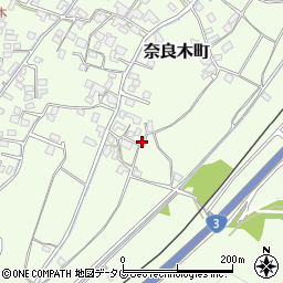 熊本県八代市奈良木町453-2周辺の地図