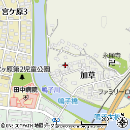 宮崎県東臼杵郡門川町加草2403周辺の地図