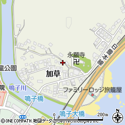 宮崎県東臼杵郡門川町加草2413周辺の地図