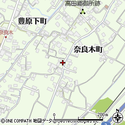 熊本県八代市奈良木町351周辺の地図