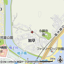 宮崎県東臼杵郡門川町加草2408周辺の地図