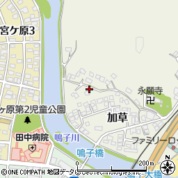 宮崎県東臼杵郡門川町加草2466周辺の地図