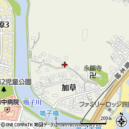 宮崎県東臼杵郡門川町加草2429周辺の地図