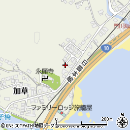 宮崎県東臼杵郡門川町加草2383周辺の地図