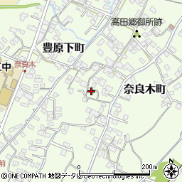 熊本県八代市奈良木町296周辺の地図
