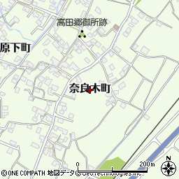 熊本県八代市奈良木町周辺の地図