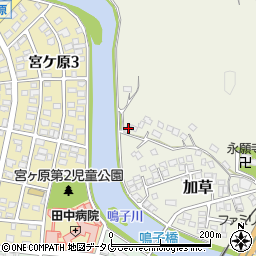 宮崎県東臼杵郡門川町加草2460周辺の地図