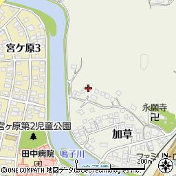 宮崎県東臼杵郡門川町加草2457周辺の地図