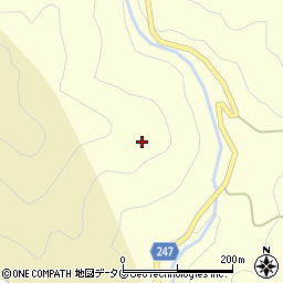 熊本県球磨郡五木村平沢津周辺の地図