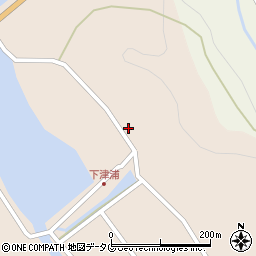 熊本県天草市有明町下津浦3001周辺の地図