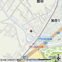 宮崎県東臼杵郡門川町加草1463周辺の地図