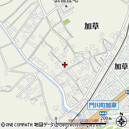宮崎県東臼杵郡門川町加草1637周辺の地図