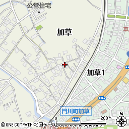 宮崎県東臼杵郡門川町加草1367周辺の地図