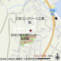 三和コンクリート工業株式会社　天草営業所周辺の地図