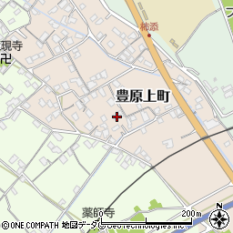 熊本県八代市豊原上町周辺の地図