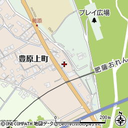 熊本県八代市豊原上町2977-2周辺の地図