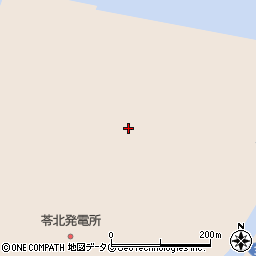 九州電力株式会社　苓北発電所周辺の地図