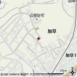 宮崎県東臼杵郡門川町加草1677周辺の地図