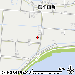 熊本県八代市葭牟田町968周辺の地図