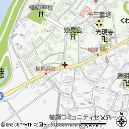 熊本県八代市植柳元町5577-2周辺の地図