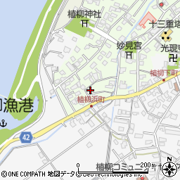 熊本県八代市植柳元町5415-1周辺の地図