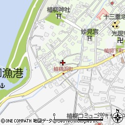 熊本県八代市植柳元町5415-1周辺の地図